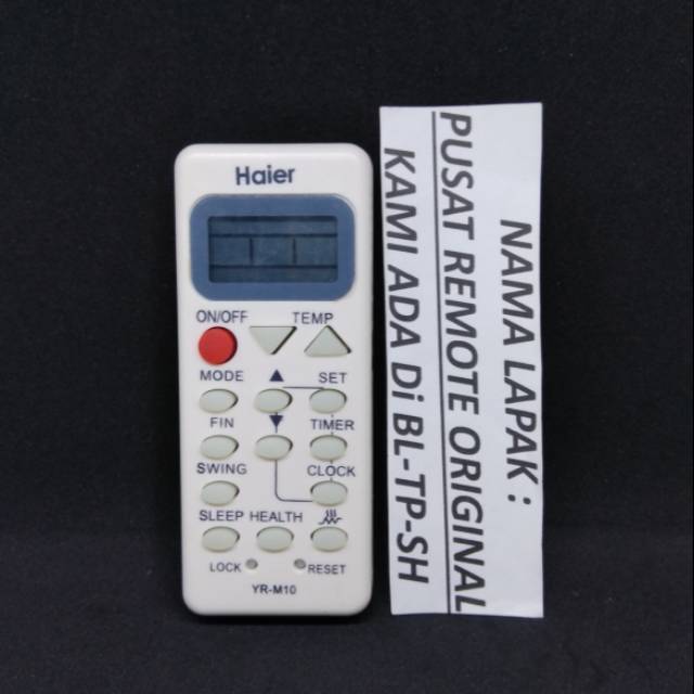 REMOTE REMOT AC HAIER YL-M05 YL-M10 GRADE ORIGINAL