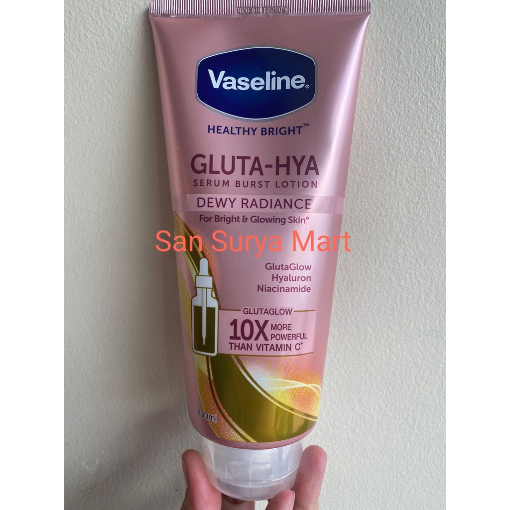 VASELINE BODYLOTION GLUTA-HYA DEWY RADIANCE 330ML ORIGINAL