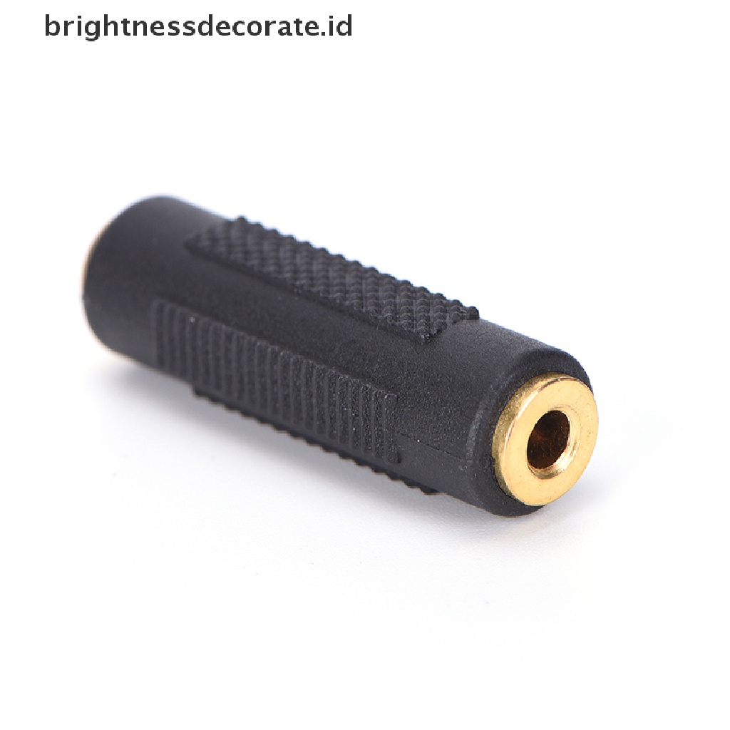 [birth] Mini 3.5mm female to female F/F jack stereo audio adapter converter connector xp [ID]