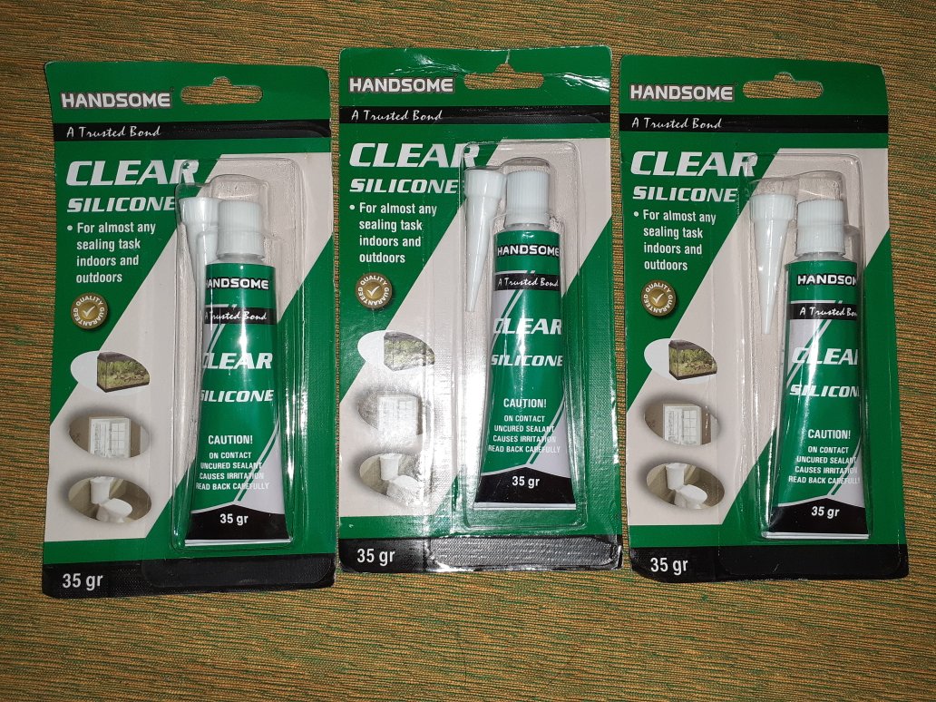 Dextone Lem Silicone Sealant 30g Lem Kaca Silicone Rubber Silen Kecil Serbaguna Infj