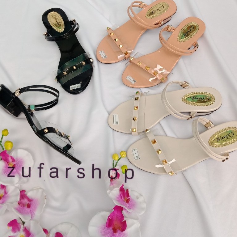 Diskon Bombastis cuci gudang Fathyah Sandal Heels Wanita