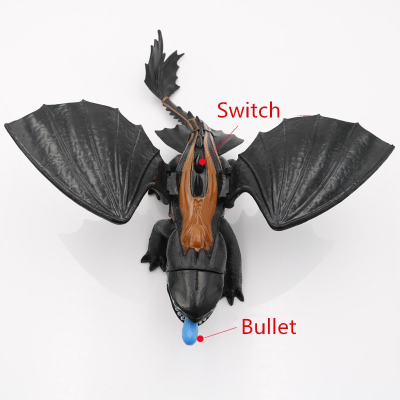 Mainan Boneka How To Train Your Dragon Toothless Bahan Pvc Untuk Anak