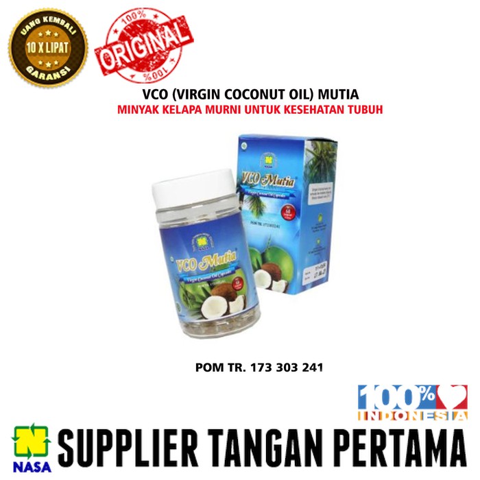 

VCO NASA VIRGIN COCONUT OIL CAPSULE MINYAK KELAPA MURNI UNTUK KESEHATAN TUBUH