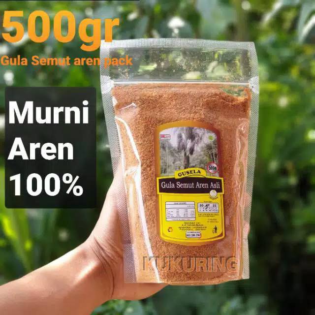 

Gula aren semut asli kemasan 500 gram