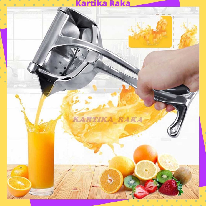 KR Alat Peras Pemeras Perasan Buah Jeruk Peras Lemon Nipis Jus Manual Hand Pressure Juicer Juice Squeezer Alluminium Alloy