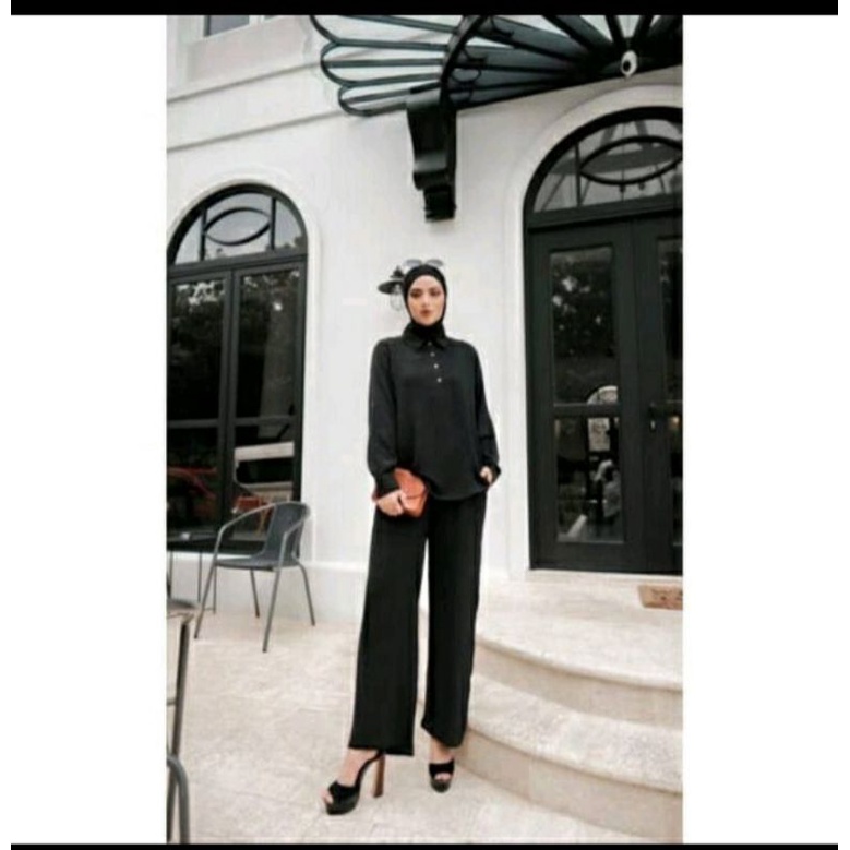 SETELAN WANITA //LEONA ONE SET // ONE SET RAYON CRINGKLE AIRFLOW