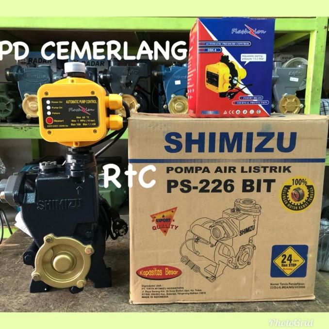 Pompa Dorong Shimizu 200 Watt Pendorong Air Toren Booster