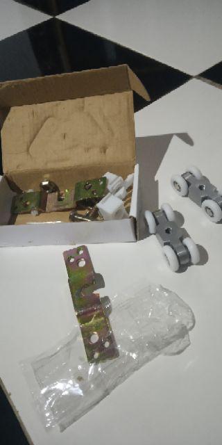 Set Roda Sliding Pintu Geser Kapasitas 80 Kg Husky 280 Sliding Set