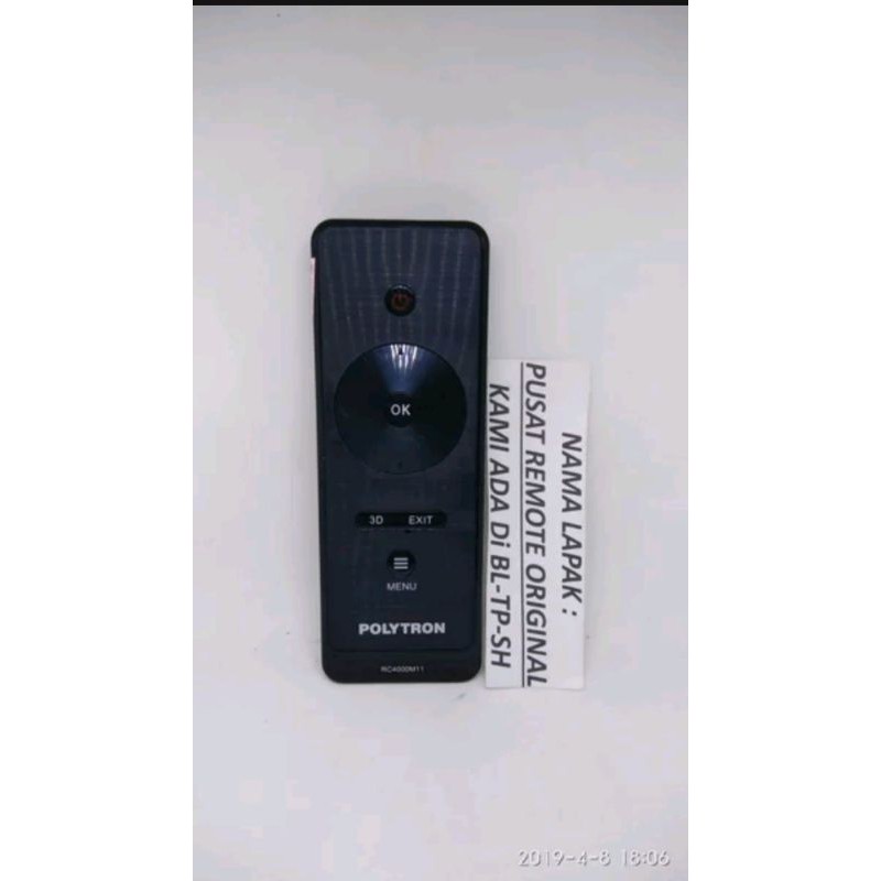 REMOTE REMOT SMART TV POLYTRON RC4000M11 ORIGINAL ASLI