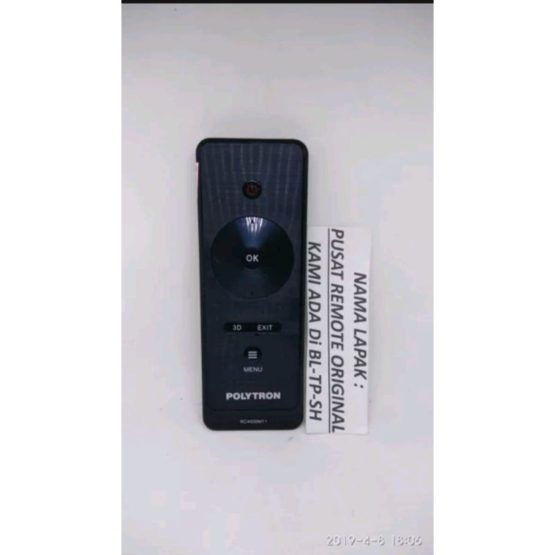 REMOTE REMOT SMART TV POLYTRON RC4000M11 ORIGINAL ASLI