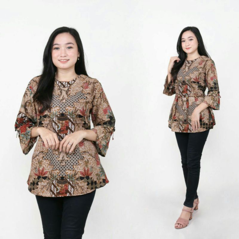 Atasan Batik Wanita M L XL XXL-B.Toples