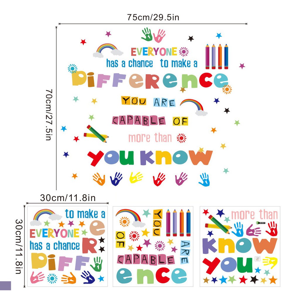 [GD] STIKER STICKER DINDING TEMBOK WALLSTICKER WALLSTIKER KATA KATA TULISAN MUTIARA MOTIVASI KAMAR ANAK CEWEK COWOK AESTETIK ESTETIK S1 S2 S3 S4 S5