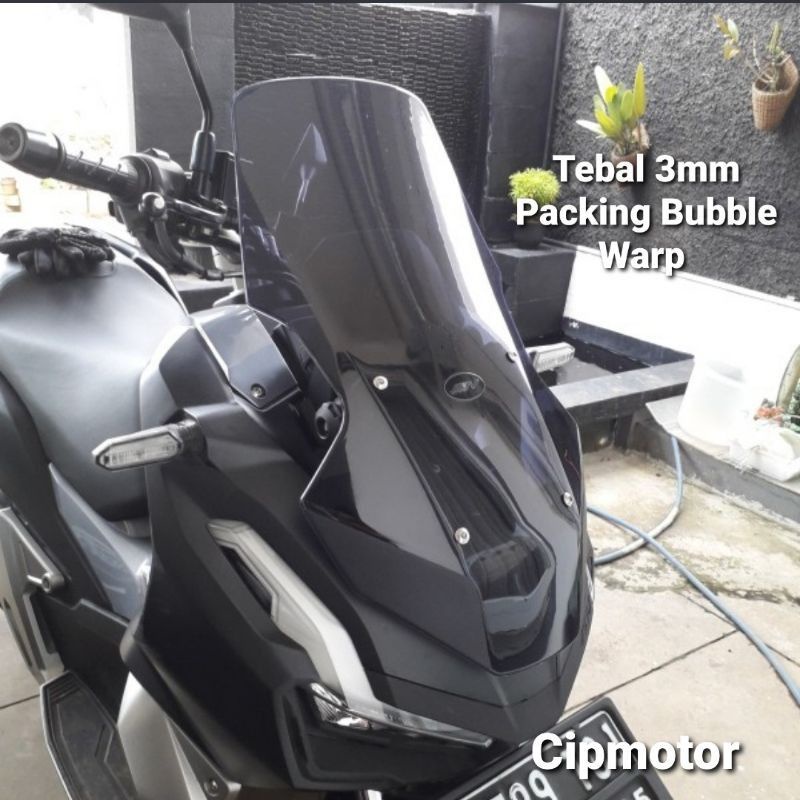 Windshield ADV 160 150 Visor ADV 160 Model Tinggi Smoke YDP