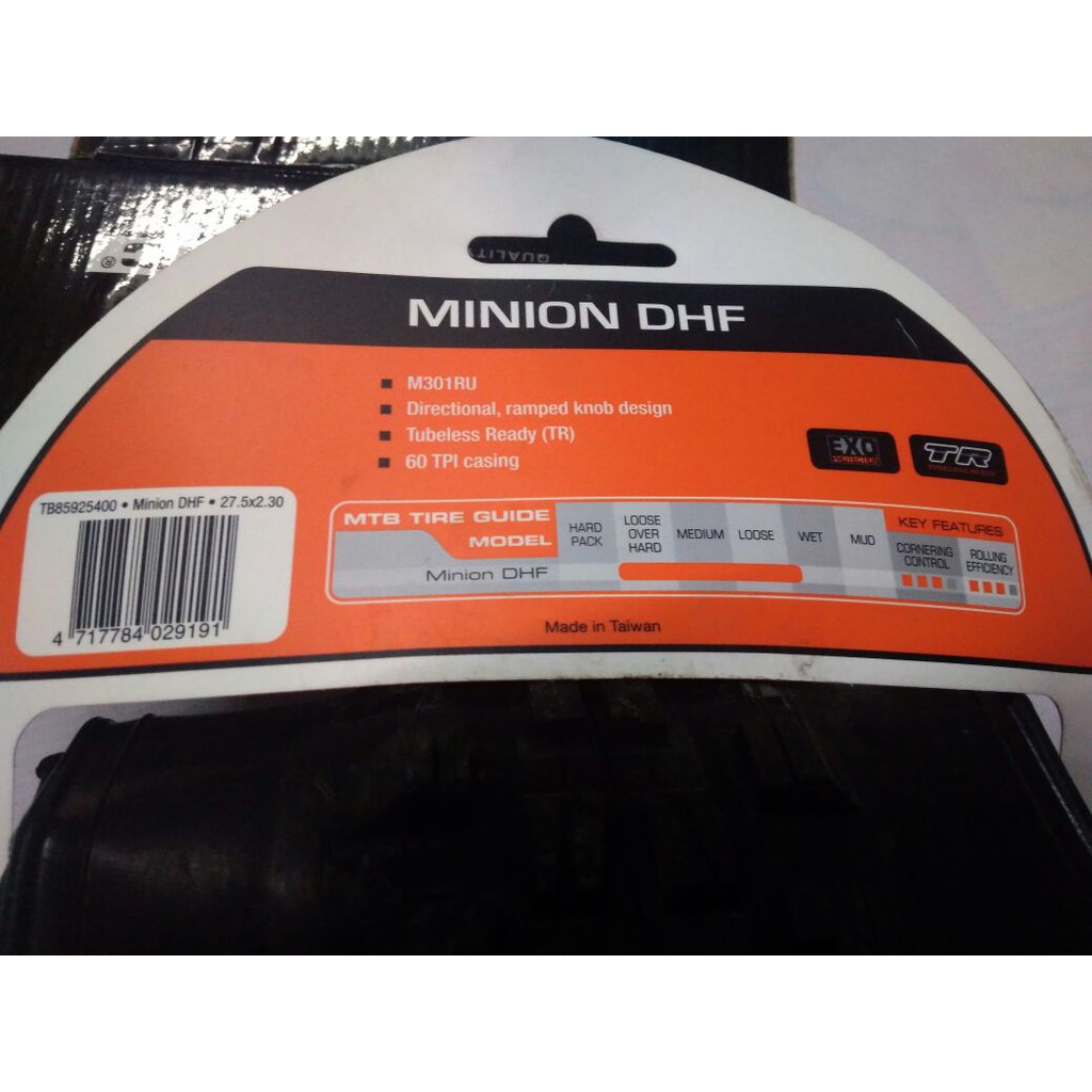 BAN LUAR MAXXIS MINION DHF TR TANPA 3C 27.5 X 2.30