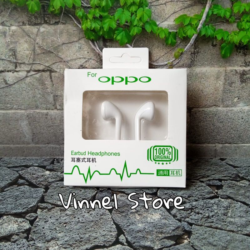 Headset Branded Oppo Mh133 Jack Audio 3.5mm With Mic Earphone Oppo