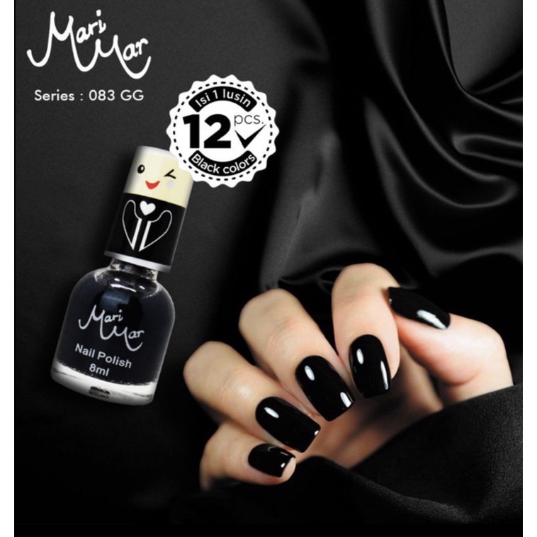 [PER PCS] KUTEK MARIMAR HITAM I KUTEK BLACK MARIMAR - 8ml