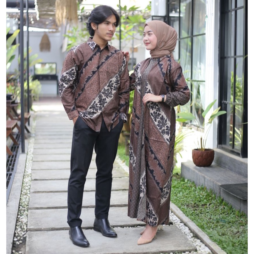 Couple batik Katun 2564 Batik Printing Pekalongan