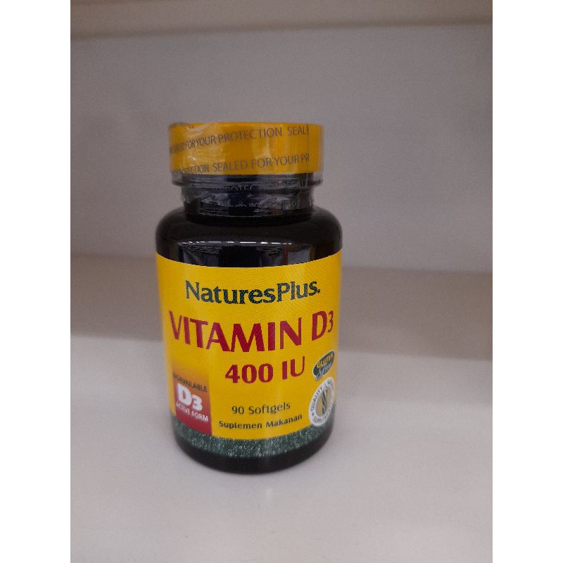 Nature's plus vitamin D3 400iu