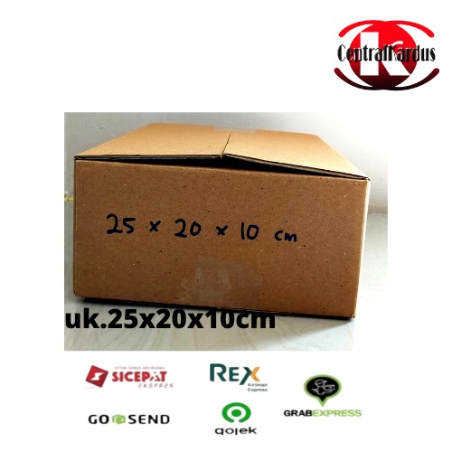 

dus packing uk25x20x10cm, murah, kotak karton/ box packing polos box standar packing