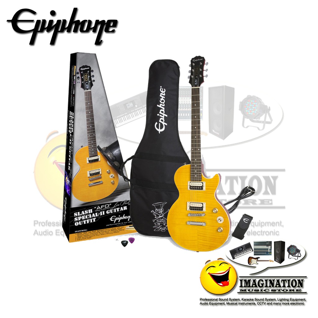 Epiphone Slash "AFD" Les Paul Special-II Outfit - Appetite Amber