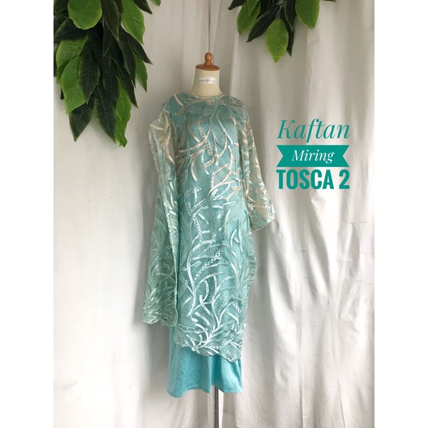 Raline Kaftan Asimetris - Kaftan Miring Set