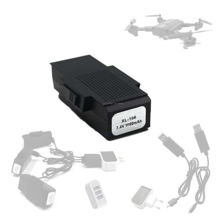Best Seller baterai SG900-S X192 GPS drone lipo battery 7.4V 1600mAH batere SG900S Terbatas