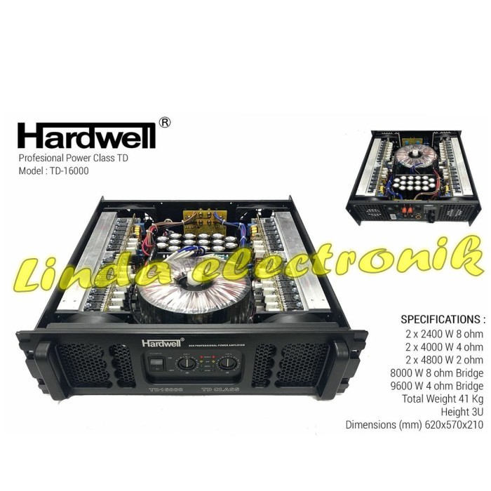 Power Hardwell Td16000 ORYGINAL Hardwell Td 16000 CLASS TD