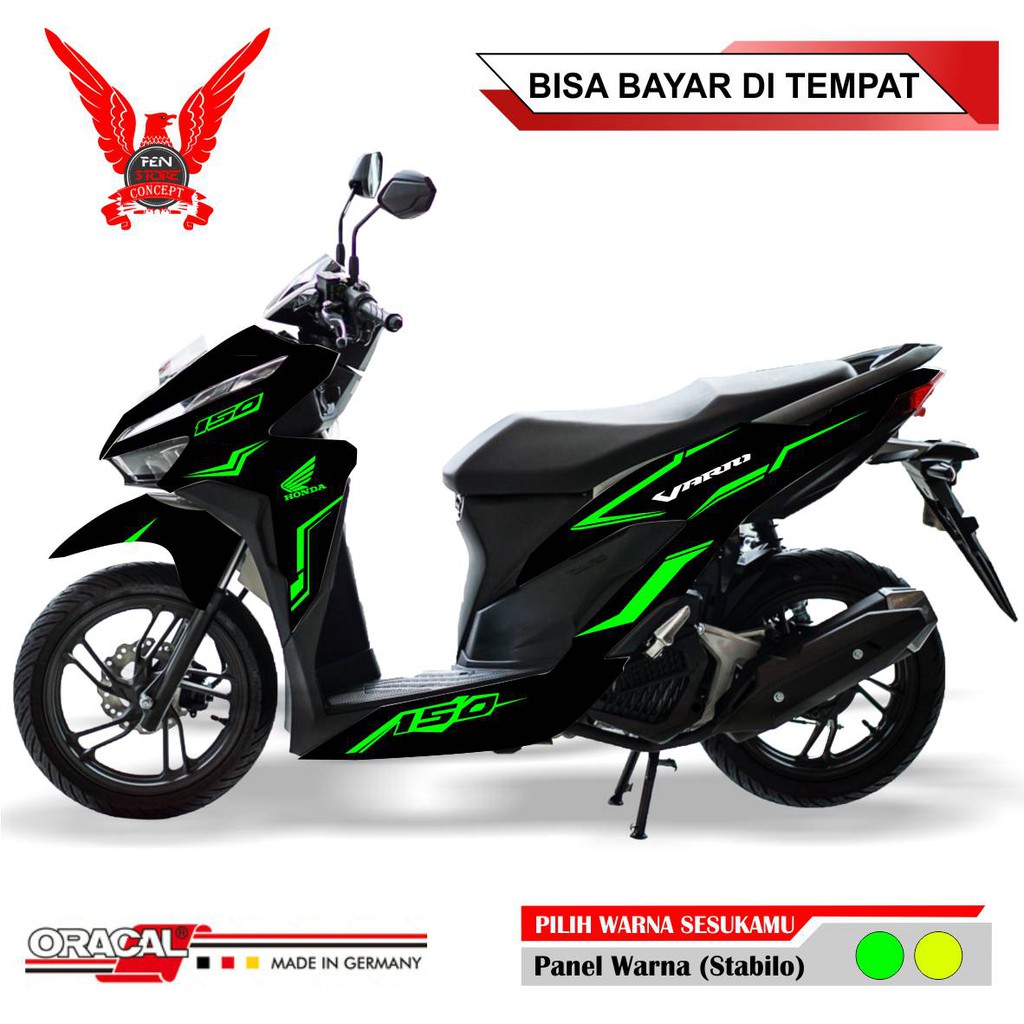 Cutting Sticker Motor Honda Vario Terlaris Concept Sticker Warna