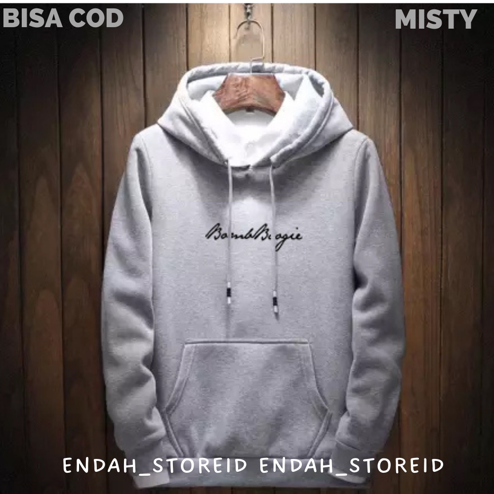 Sweater Hoodie Bombboogie Pria Wanita Jumbo XXL - 3XL / Switer Pria Keren / Hoodie Original / Sweter
