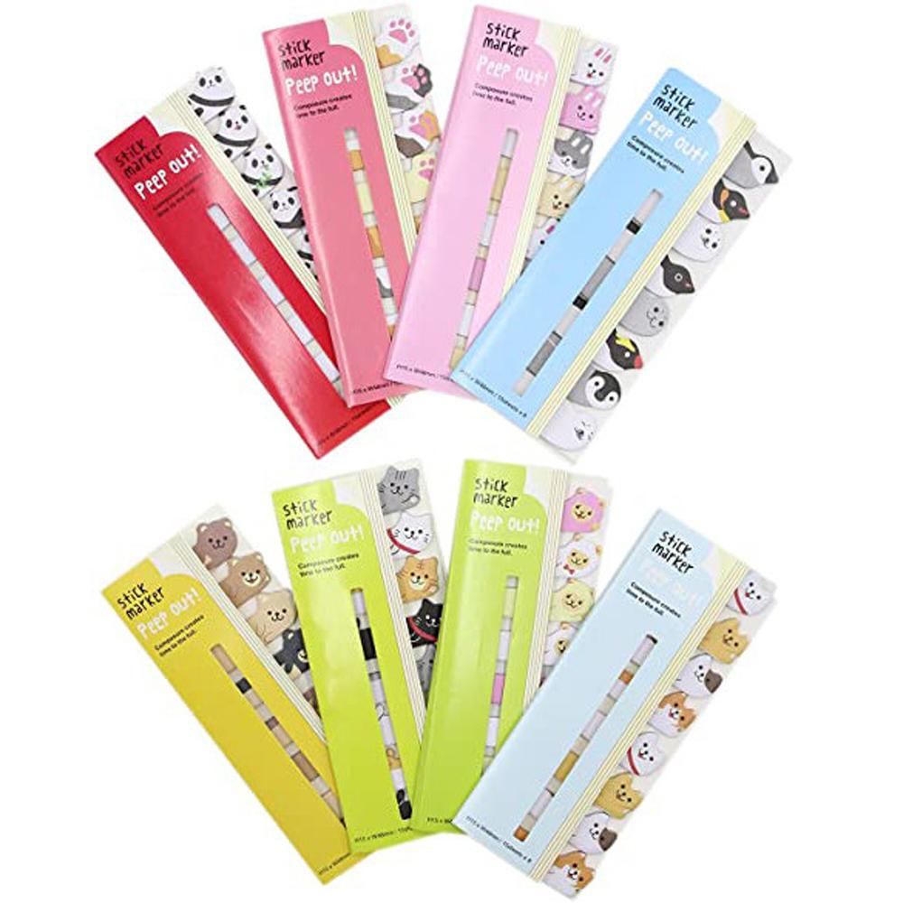 Lanfy Memo Pad Kreatif Kawaii Planner Stiker Kertas Catatan Kartun Hewan Kertas Stiker Sticky Notes