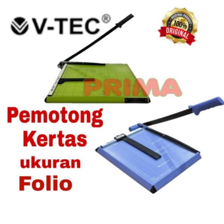 

PEMOTONG KERTAS V TEC UKURAN FOLIO