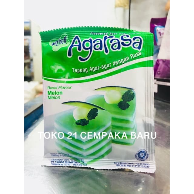 

Agarasa Rasa MELON 1 PCS | Agar Agar Ager Jely Jeli Nutrijel Agarasa Melon Murah Promo