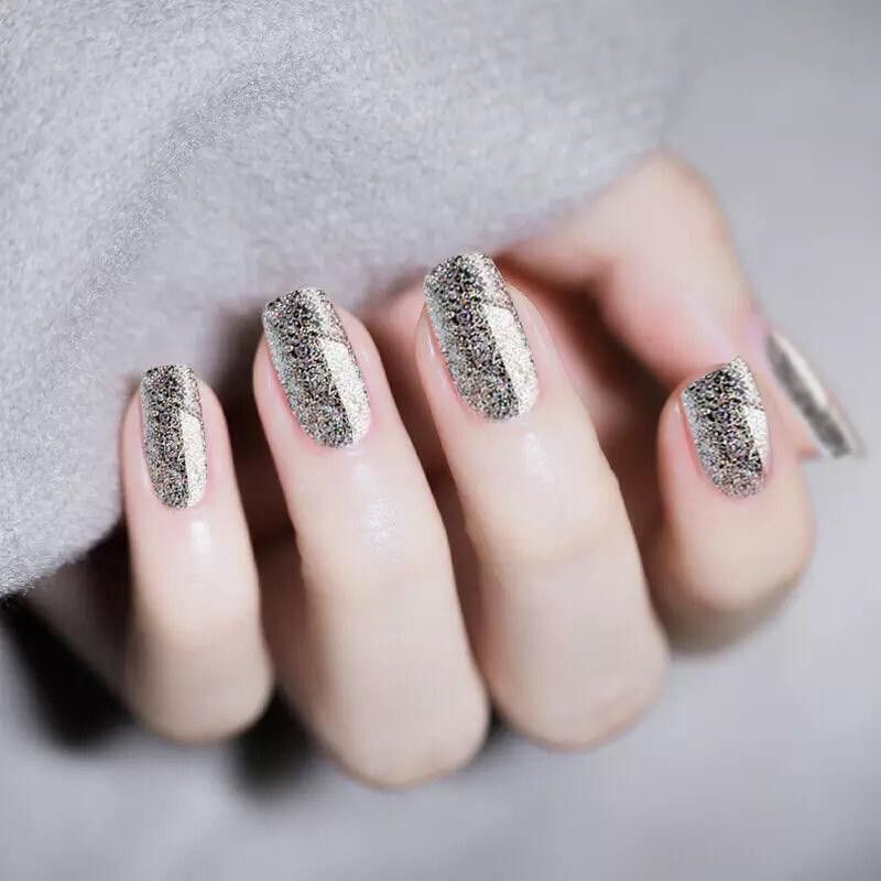 ROSALIND Bubuk Glitter Holographic Warna Untuk Dekorasi Nail Art