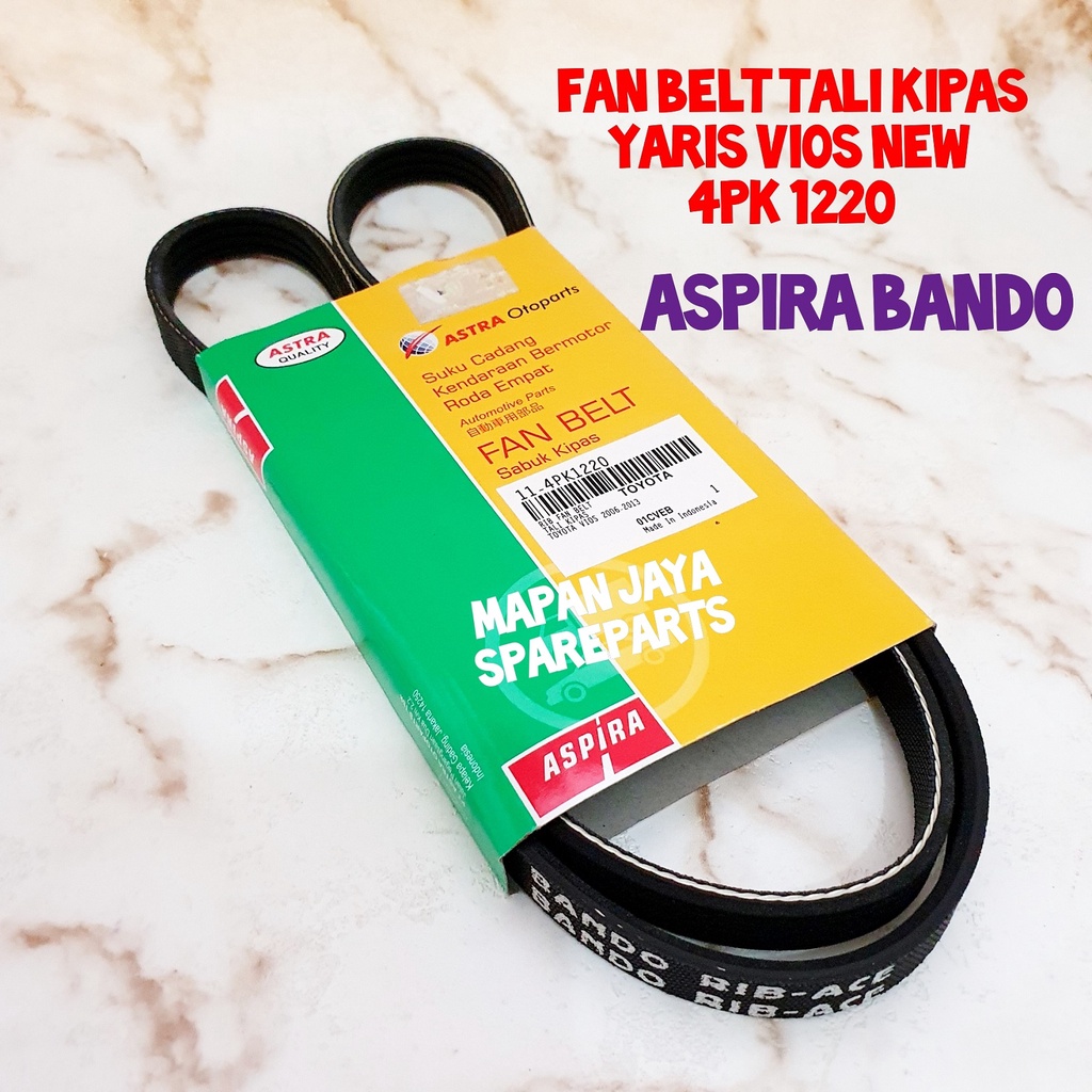 FANBELT ASPIRA - V-BELT YARIS / VIOS NEW 4PK1220