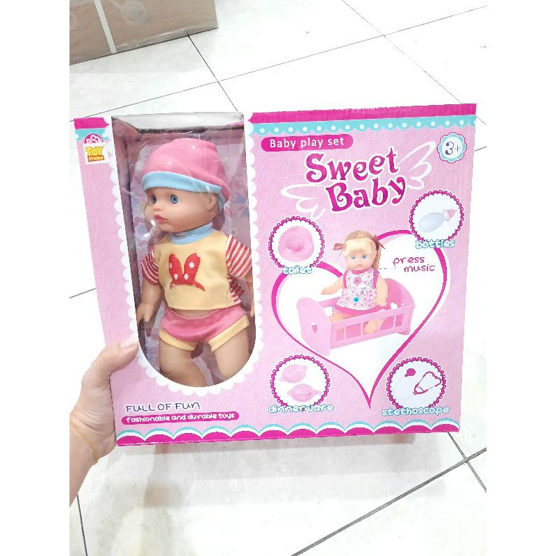 PROMO.... Boneka bayi sweet baby ada botol