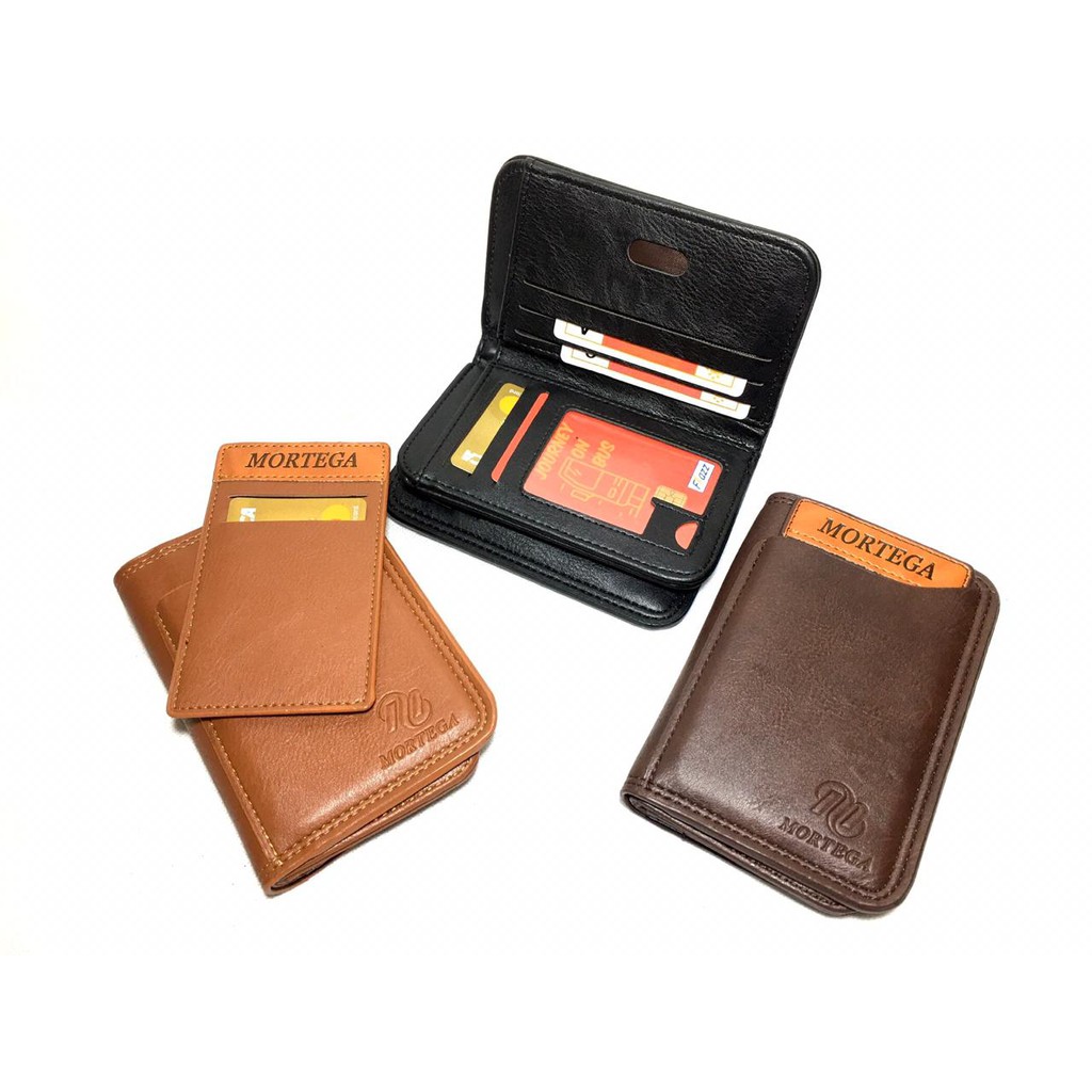 Dompet Panjang Kulit PU Mortega Pria - M-503