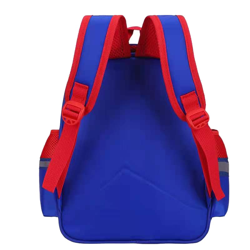 TAS RANSEL SEKOLAH TK / PAUD  ANAK LAKI LAKI GAMBAR JAGOAN ROBOT ULTRA GLOSSY TIMBUL 3Resleting IMPORT ( Luwi 12&quot;  )