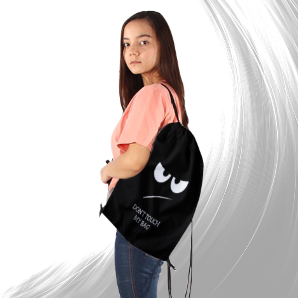 ZCO - Tas Serut Multifungsi Untuk Olahraga Sekolah Futsal Basket Berenang Tas Serut Anti Air Terlengkap untuk Pria dan Wanita - New Stringbag Bts - String bag Sablon Rubber Jepang 100% Part IV | Morybag