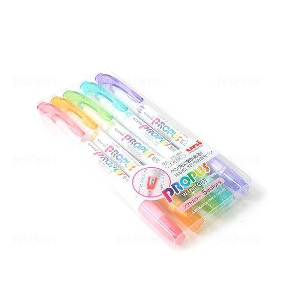 

Stabilo Kaca Uni Propus Window Soft Color Double Sided Highlighter Kode PUS-1025CS