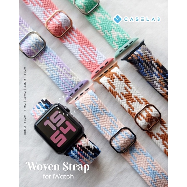 STRAP IWATCH WOVEN BRAIDED SOLO LOOP DOUBLE LOOP / SINGLE LOOP IWATCH STRAP ALL SERIES 1 - 8 ULTRA SE APPLE WATCH