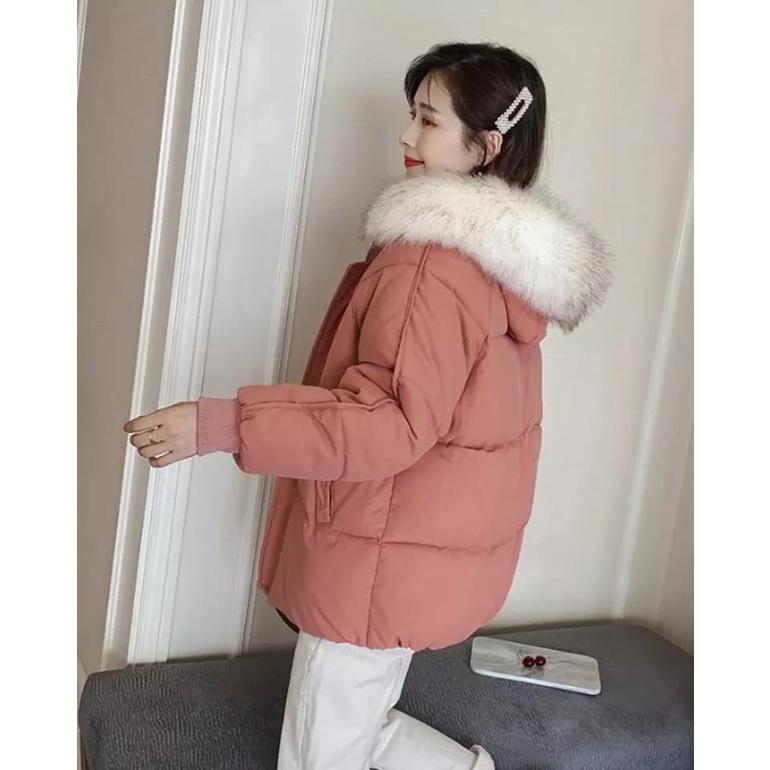 CIKAL.COLLECTION - JAKET WINTER BULU BIG SIZE / JAKET WINTER WANITA / JAKET MUSIM DINGIN