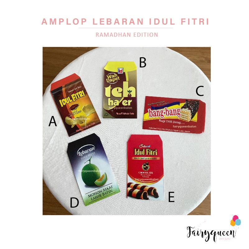 

Amplop THR lebaran snack lucu Idul Fitri Ramadan