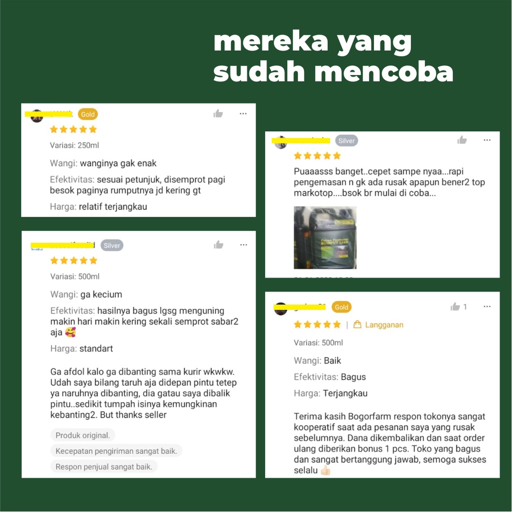 [bogorfarm] PEMBASMI RUMPUT LIAR &amp; GULMA 1 liter
