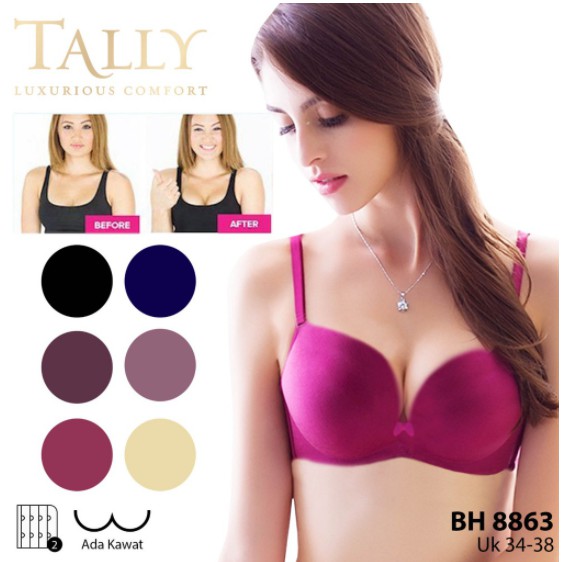 BH Bra Push Up Tally (BH 8863) - Dengan Kawat