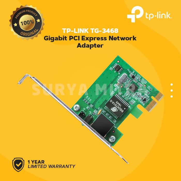 Network Adapter PCI Express TP-Link TG-3468 Gigabit