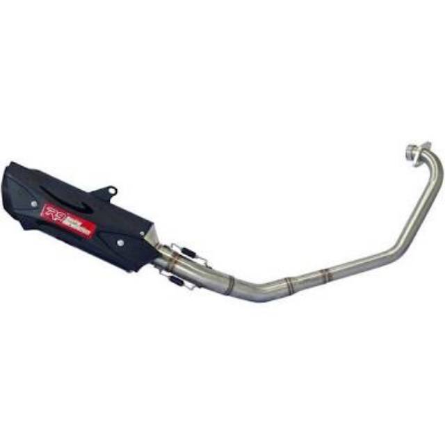 KNALPOT R9 MISANO BLACK YAMAHA XABRE R15 ORIGINAL