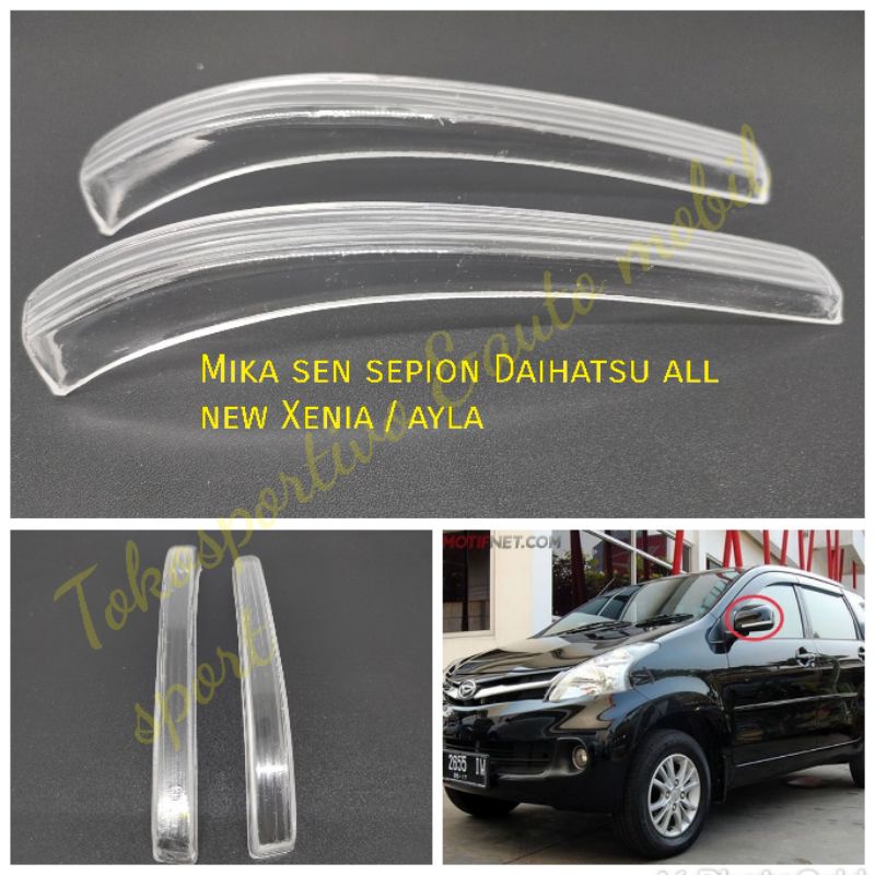 Mika sen sein Lampu sepion Daihatsu all new Xenia ayla 2012-2018