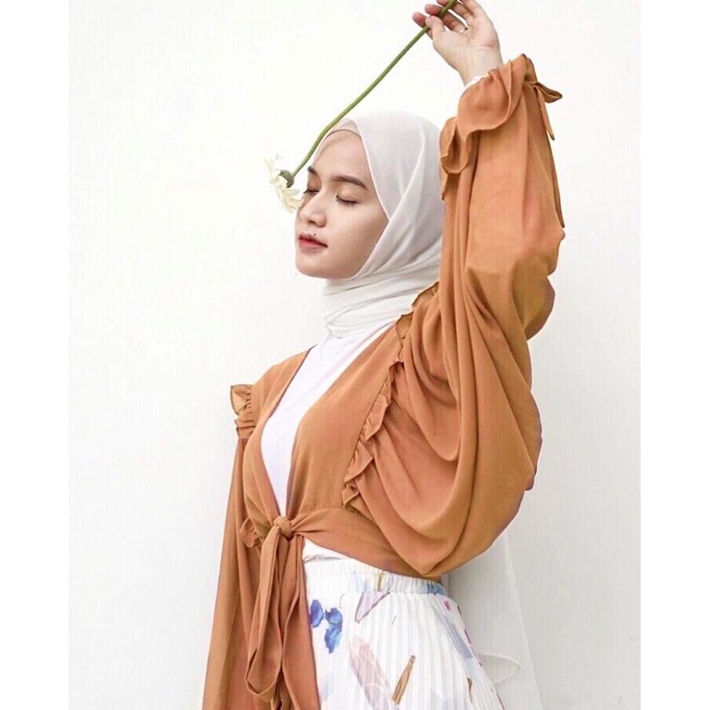 {TERBARU!!!} SERAYA OUTER BAHAN CERUTY / OUTER CROP / ATASAN WANITA / BAJU KEKINIAN