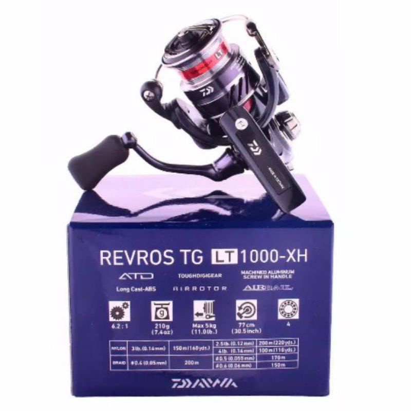 REEL DAIWA REVROS TG LT 1000 2000 2500 3000 XH CXH