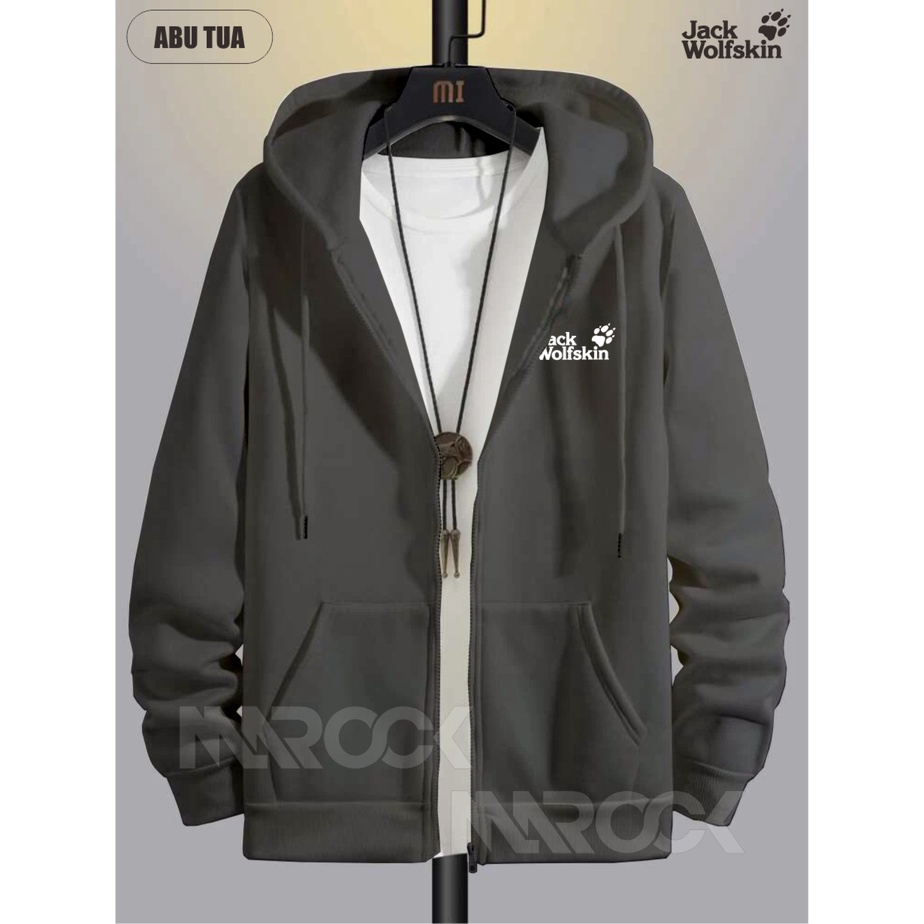 Sweater Hoodie Zipper - Jaket Distro Pria JASK WOLFSKIN